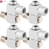 4Pcs Air Tool Swivel Fitting 1/4 Inch NPT 360° Swivel Air Hose Connector 150PSI Max for Air Tool  SHOPSKC4612