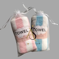 Tile bag for towel size 30 x 60 cm