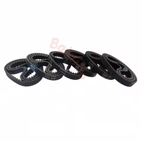 High torque rubber HTD3M timing belt width 6/10/15mm perimeter 3M-81/87/90/93/96/99mm to 3M-141mm