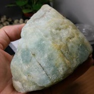 [友克鑫礦業]特價大塊18約重832.6g-海水藍寶 原礦 Aquamarine 海藍寶 晶礦 共生雲母 原石 碎石 標