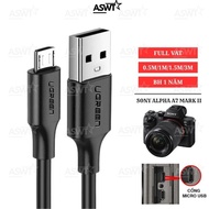 USB livestream cable connects Sony A72 / Alpha A7 MARK II / A7 mark 2 / A7 II camera to computer, so