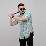 KEMEJA DGM Fashion Short Shirt Short Sleeve Shirt Watermelon Printing 1982