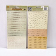 Prima Marketing 12"x12" Cardstock Alphabet Stickers Songbird