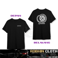Brabus Monoblock 5 DB Car Rim T-Shirt Automotive Clothing