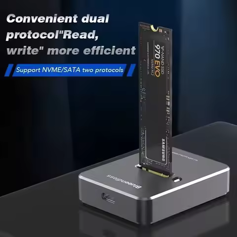 NVME SSD Case 10Gbps Online Reading Writing Speed SSD Enclosure Adapter Tool NVME Adapter For M.2 NV