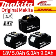 original Makita 18V battery 9.0AH charger rechargeable battery, bl1830b power makita，Makita Power Ba