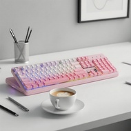 AULA S75Pro Tri-Mode 75% Gaming Mechanical Keyboard, RGB Backlit PBT Keycaps, Hot-Swap, 4000mAh