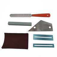 Tolok Fret Gitar Spacer Borong Mengempelas Meratakan Fail Set Pengeluar Alat Fret Gitar Keluli Tahan
