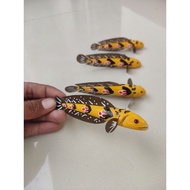 Mainan Miniatur Patung Ikan Chana Cana Gabus Toman Penggoda Flaring Flering
