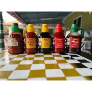 set kombo liasuri delicious sos tomato,sos cili,kicap lemak manis,sos tiram, cili kisar 5 item