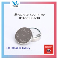 3PC LR1130 AG10 Alkaline Battery For Remote Control Calculator电池 Bateri LR1130 Bateri 1130