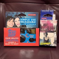 📸Lomography✨Simple Use 即開即用菲林相機 [400 彩色負片版本]🌟Analogue Duet 人氣特效菲林二重奏連金屬菲林罐 35mm Film Set (2 Rolls) 人