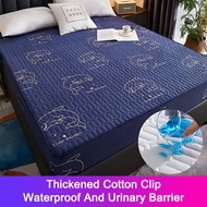 DreaME mattress cover waterproof bed cover ng kama Quilted Cotton Mattress Pad Fitted Bed Sheet Sing