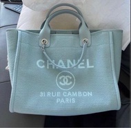 Chanel 22b deauville beach tote-bag small size 沙灘包 帆布袋  小號