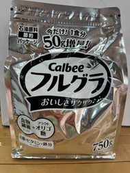 卡樂B -  Calbee 粒粒水果穀物 營養早餐麥片 麥皮 750g (黑白新包裝50g增量)