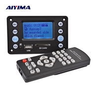 AIYIMA เครื่องถอดรหัส MP3 LCD 5V,เครื่องรับสัญญาณเสียงบลูทูธ APE FLAC WMA WAV การบันทึกเนื้อเพลงวิทยุ