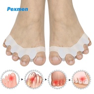 Pexmen 2Pcs Toe Separator to Correct Bunion and Restore Toes to Their Original Shape Bunion Correcto