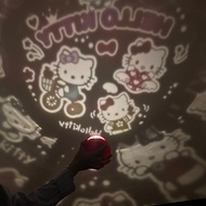 HelloKitty Cute Desktop Bluetooth Speaker Projector Phantom Light Living Room Desktop Bluetooth Ster