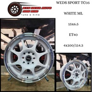 WEDS SPORT TC05 6.5 ET40 8X100/114.3