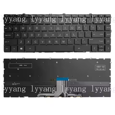 f For HP ENVY X360 13-AY TPN-C147 13-BD Laptop Keyboard Backlit Keyboard