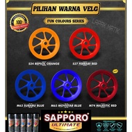 MERAH Sapporo FUN COLOR ORANGE RED biru S24 S27 M63 M65 M74 400ML