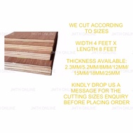 CUSTOMIZED MULTIPURPOSE PLYWOOD 2.3MM/8MM/12MM/15MM/18MM/25MM I PAPAN PLYWOOD I PAPAN KAYU