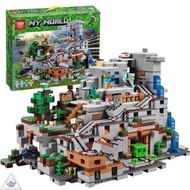 マインクラフト 山の洞窟 大ミニフィグ レゴ互換品 豪華セット マイクラ ブロック Minecraft ザ・マウンテン洞窟 プレゼント レゴ互換