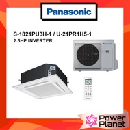 Panasonic 2.5HP (S-2430PU3H-1 / U-24PR1H5-1) / (S-1821PU3H-1 / U-21PR1H5-1) Inverter 4-Way Ceiling C
