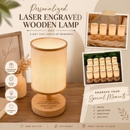Personalized Nordic Wooden Lamp | | Gift | Giveaway | Souvenir
