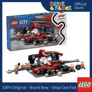 LEGO 60443 F1 Pit Stop & Pit Crew with Ferrari Car | LEGO City