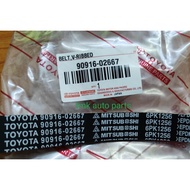 Toyota (6PK1256)TYT Camry ACV50 ASV50 (2012) FAN BELT(90916-02667)