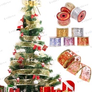 5cm Ribbon Christmas Tree,Garland,Gift Wrapper,Ribbon Lace,Bows,Christmas Decorations,DIY,BELIEVE
