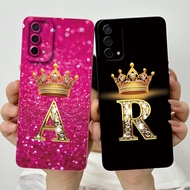 For Oppo A93 5G Fashion Initial Letter Couple Phone Case OppoA93 A 93 5G PCGM00 PEHM00 PEHT00 Soft S