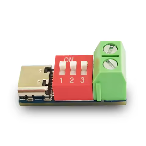 PD QC Trigger Board Dial Adjustment Voltage Fast Charging Test Decoy Module Type-c 5~20V Support PD3