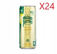 Maison Perrier - [原箱] 有氣礦泉水 330ml X 24罐 - 檸檬 [平行進口產品]