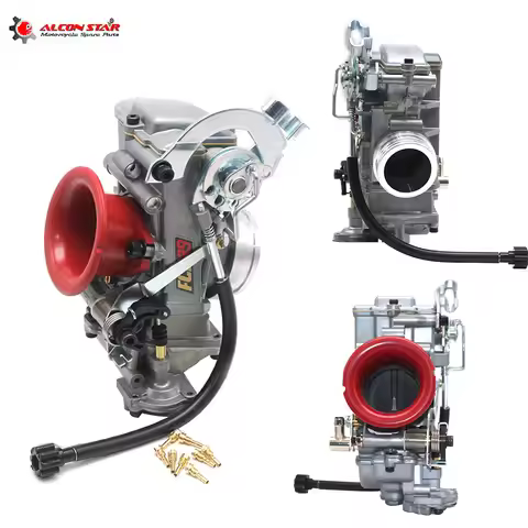 Alconstar-RACING Carburettor FCR 28 33 35 37 38 39 40 41mm Flat Slide Carburetor Carb for 300cc-650c