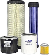 XYZIL Filter Kit Compatible with John Deere 35D 50D with Yanmar 3TNV88-BNHB Engine, 27D Compact Exca
