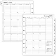 newestor 2025-2026 Planner Refills for Happy Planner Classic Size, Monthly Pages, Oct 2025 - Dec 202