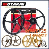 MUTAKIN Mags SP500 For HONDA WAVE125 XRM125 Front Disc  (Bowl Type) Rear Drum 1.4x1.6x17