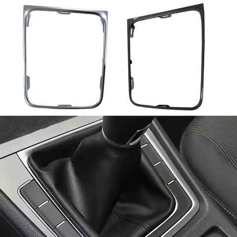 Automatic DSG Gear Frame Bracket Circle Gear Shift Knob Base Trim Circle For V W Golf 7 7.5 Golf R L