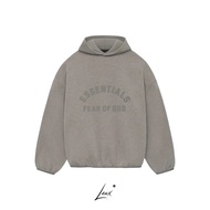 Genuine Nylong Essentials Nylon Fleece Hoodie Heather Gray/Dust (Fw24)