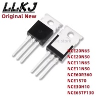 5PCS NCE20N65 NCE20N50 NCE11N65 NCE11N50 NCE60R360 NCE1570 NCE30H10 NCE65TF130 TO-220 MOSFET Transis