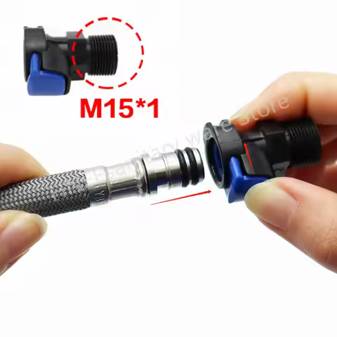 M10 To M15*1 Quick Connect Hose Connector Kitchen Faucet Hose Connector