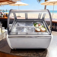 明毅冷柜6盘Gelato Ice cream Display Freezer 商用冰激凌展示柜