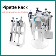 360 ° Rotating Pipette Holder Anti Slip Grooves Circular Pipette Stand Universal Pipette Storage Rac