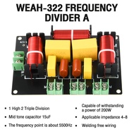 Aideepen | 3-Way 200W 5500Hz / 5300Hz Frequency Divider DIY Speaker Filter Circuit Home Theater Hifi