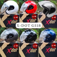 2024 HELMET MURAH XDOT G518 TOPI KLEDAR/CLASSIC/X-DOT/Similar to INDEX 118/LTD/Laser/Helmet/Free Siz