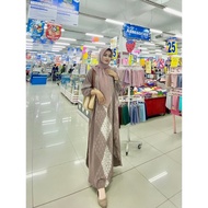 Kaftan Rayon Super Batik Pekalongan Original Kaftan Abaya Anjani Gamis