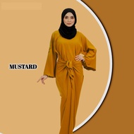 (VIRAL HOT SELLING)Muslimah Jubah Dress Pario Kaftan KAFTAN PARIO READY STOCK (FREE SIZE)