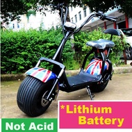 EngHong Harley Scooter 1500W (High Spec) EngHong Harley Bike, Lithium electric scooter, electric bik